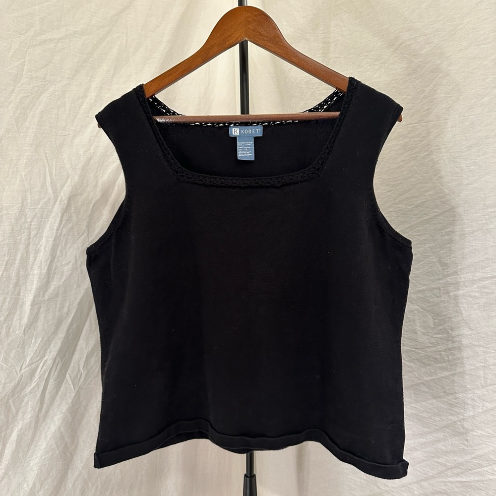 Vintage Knit Tank Top Vest
